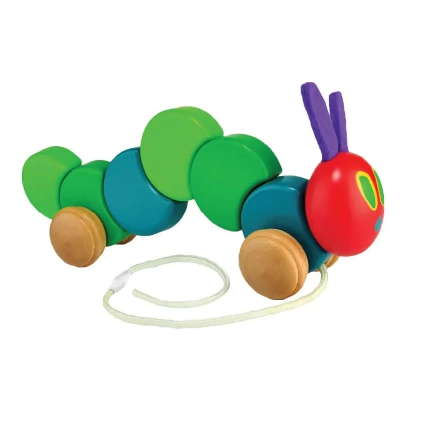 The Very Hungry Caterpillar Wooden Pull Along