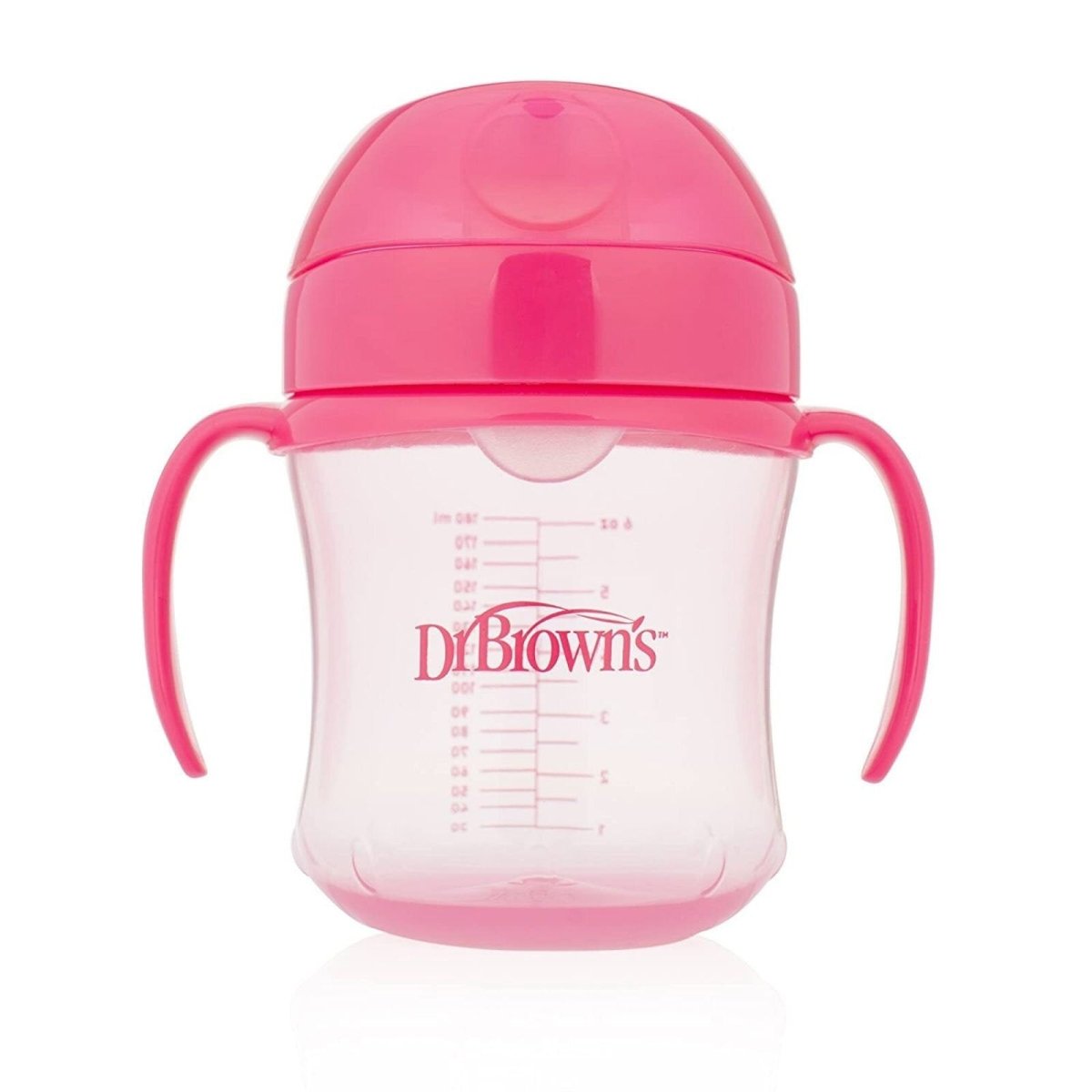 Dr. Brown's Soft Mouth Transition Cup 180ml - Pink