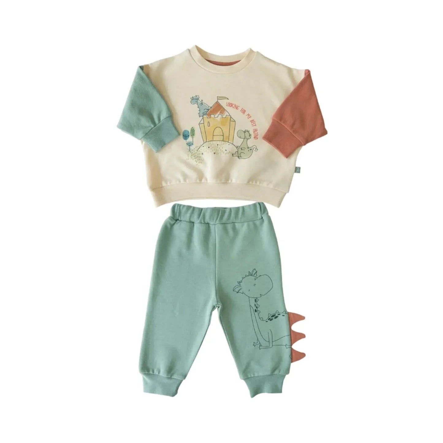 Kitikate Organic My Friend Dino Set 2 pcs
