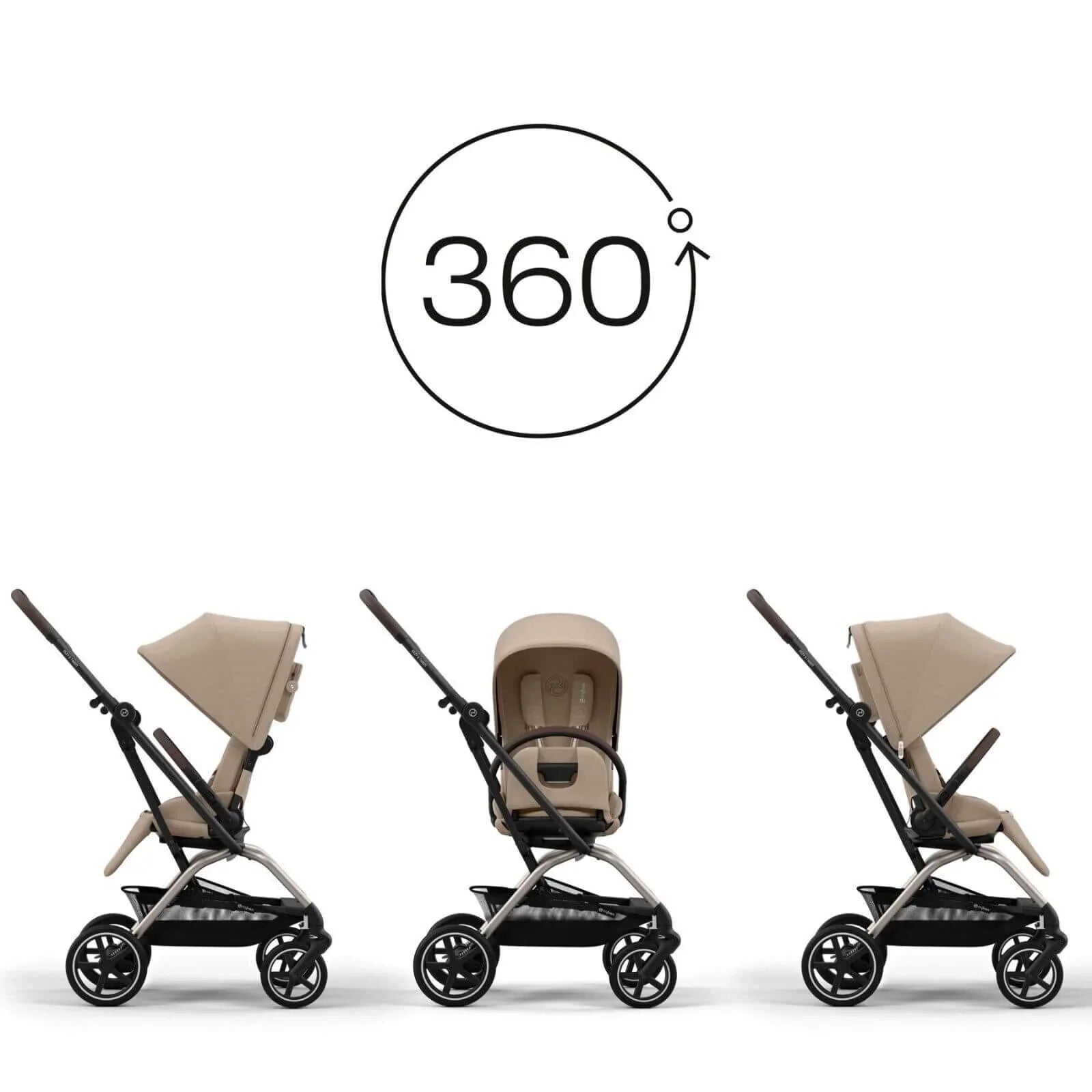 Cybex Eezy S Twist+2 Pushchair - Almond Beige