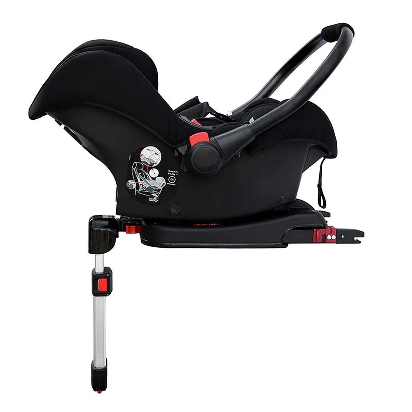 Ickle Bubba Galaxy Car Seat & Isofix Base Black