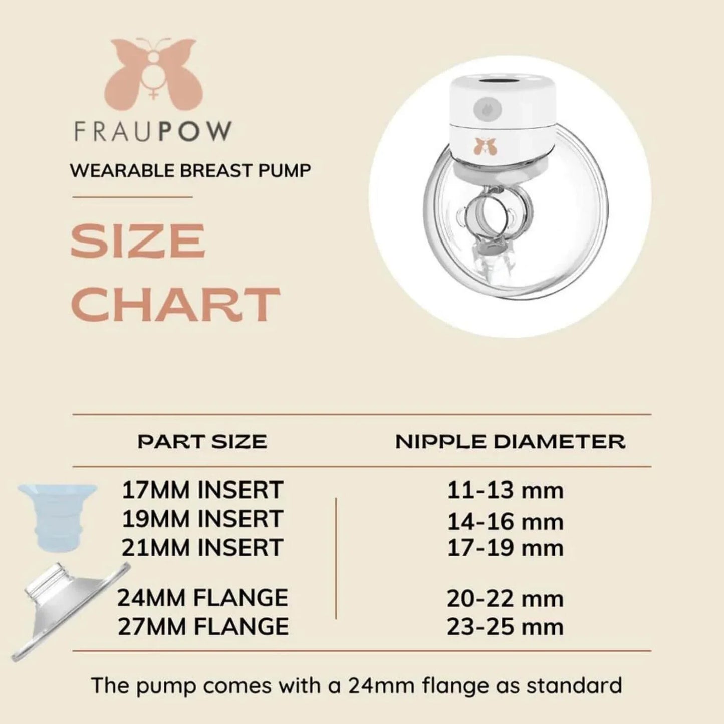 Fraupow Silicone Pump Insert 13mm