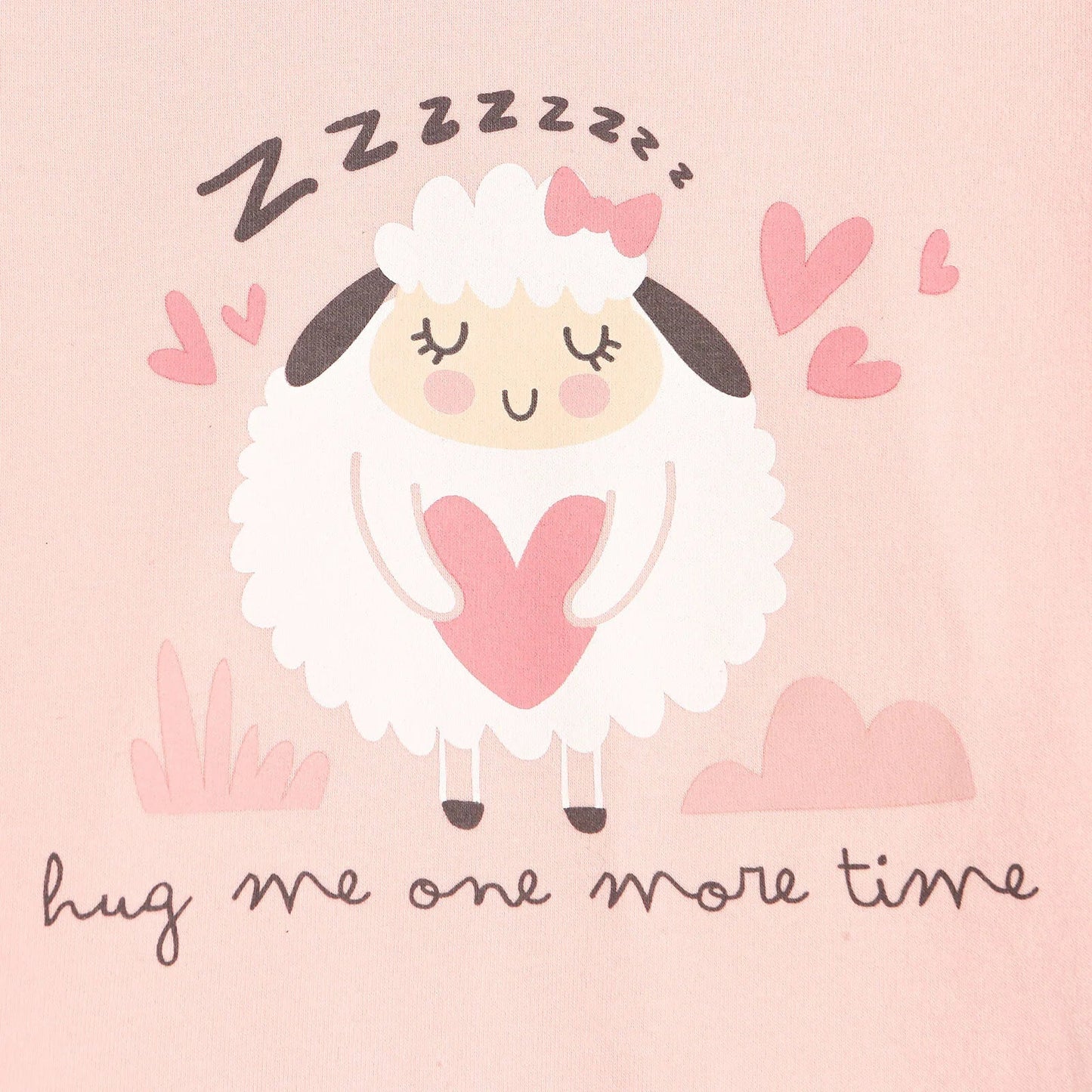 HelloBaby Basic Collared Neck Pyjamas Set - Coral