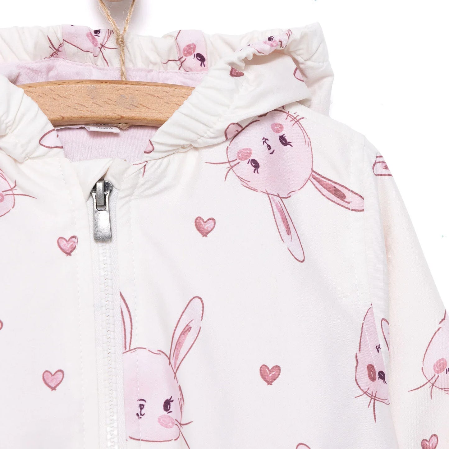 Midimod Girl Raincoat - Ecru