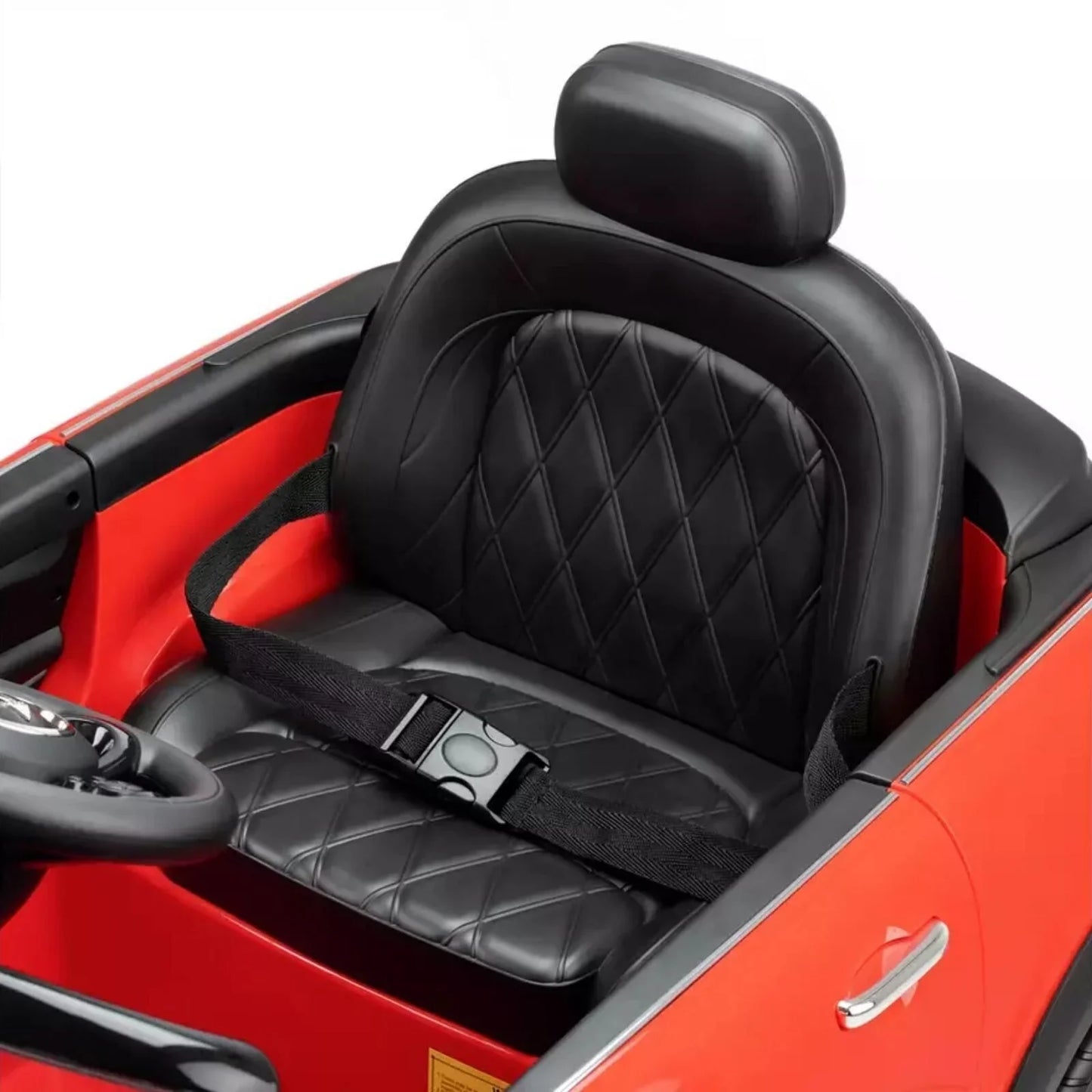 Xootz Mini Cooper Convertible 12V Electric Ride On - Red