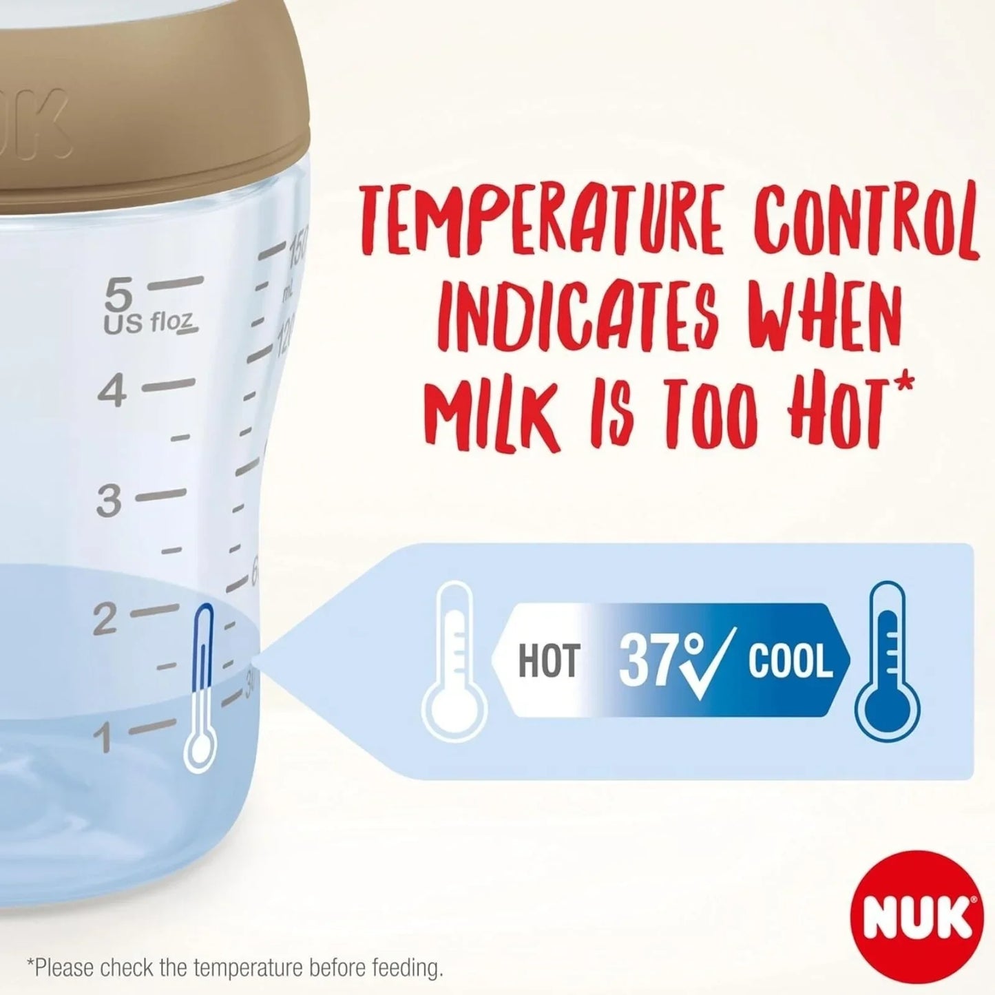 NUK Anti-Colic Perfect Match Starter Set Pack of 7 - Rainbow