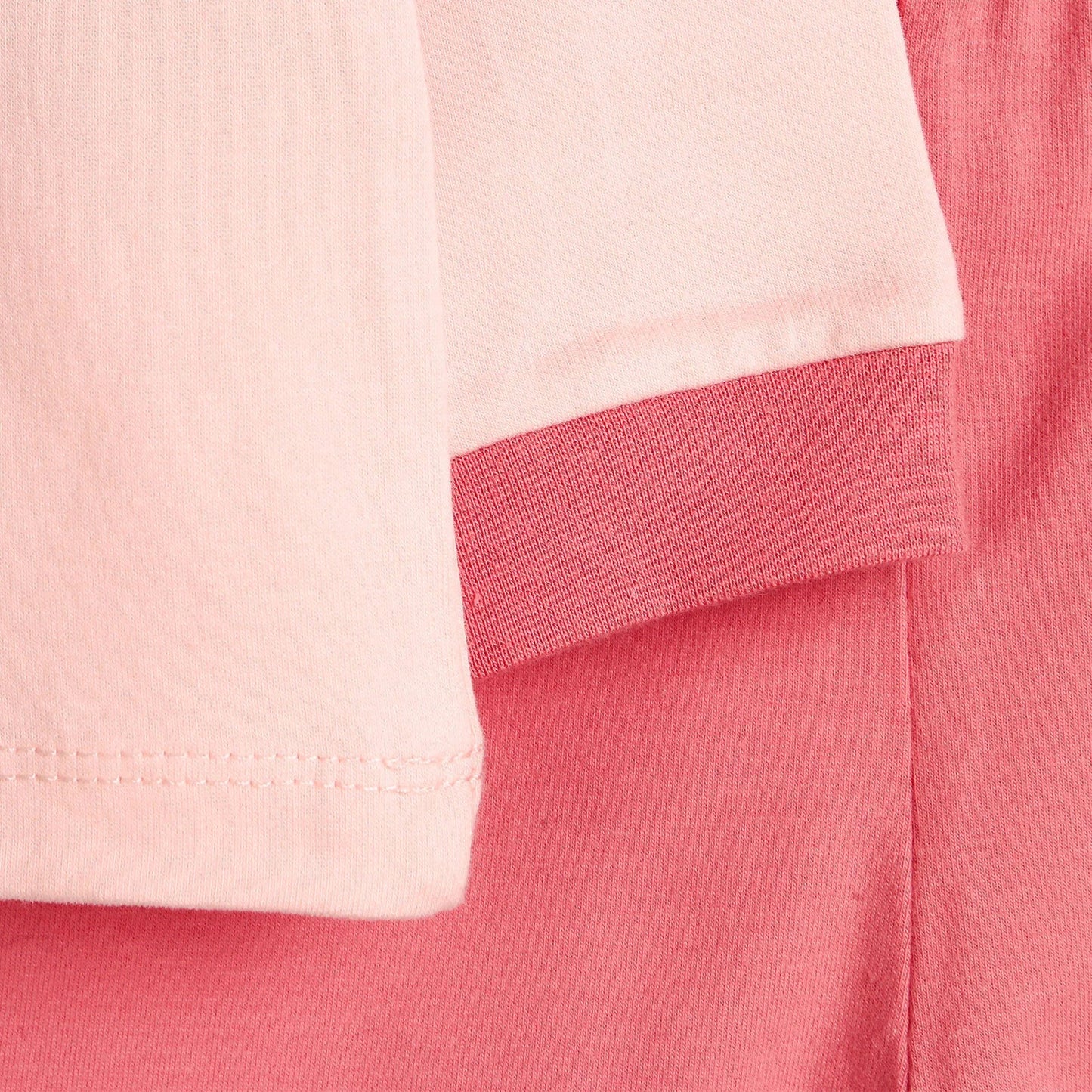 HelloBaby Basic Collared Neck Pyjamas Set - Coral