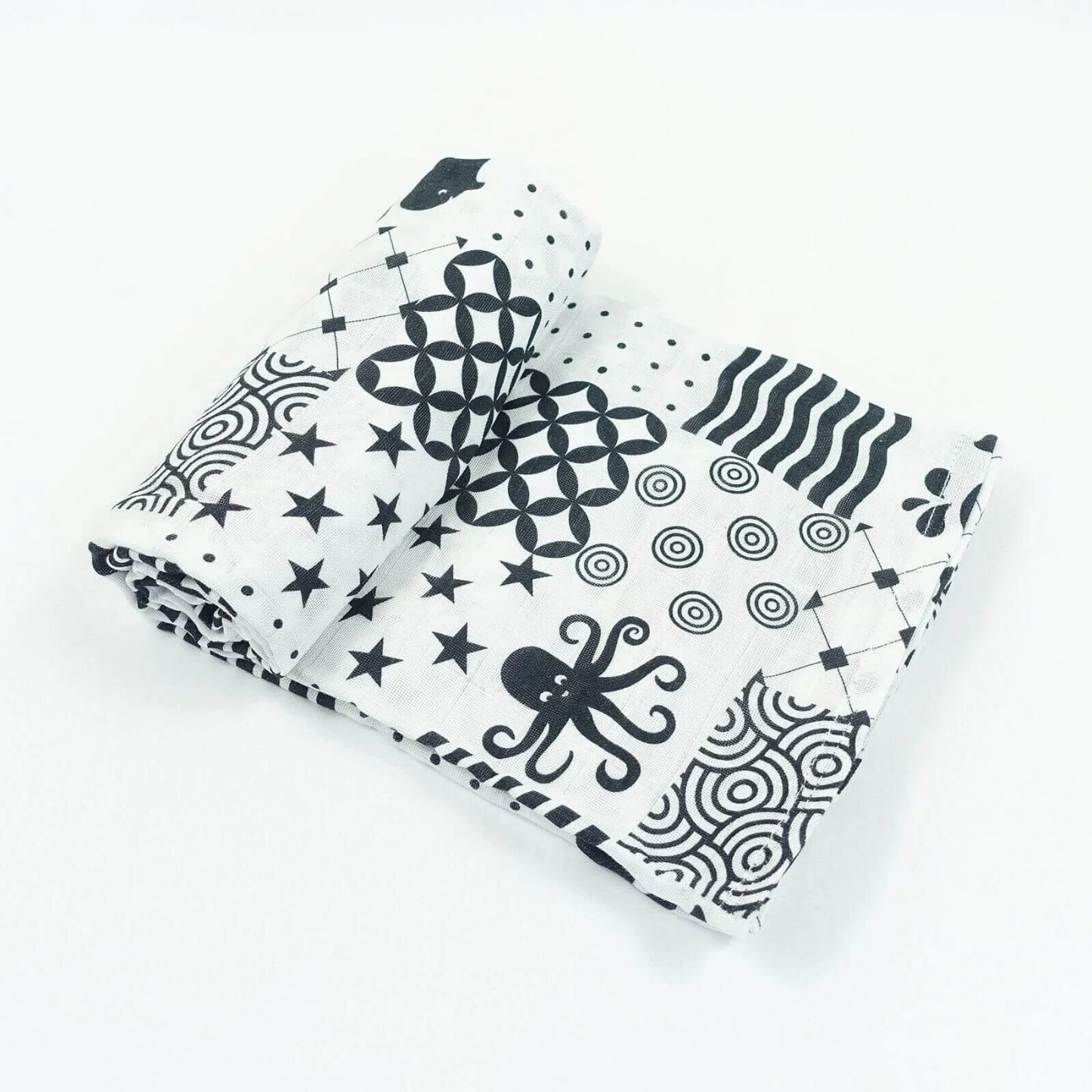 MuslinZ Bamboo/Organic Cotton Muslin Swaddle 120x120cm - Sensory