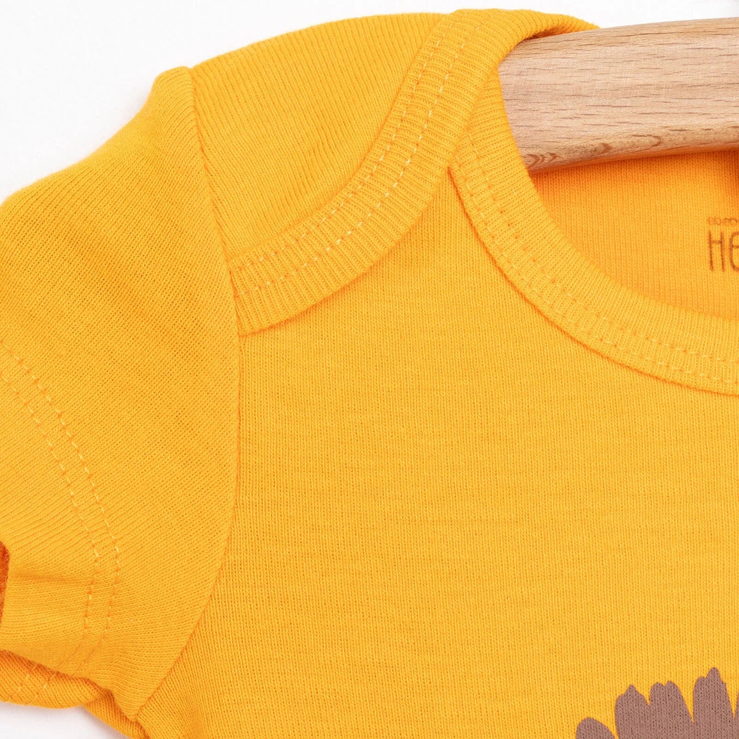 HelloBaby Short Sleeve Bodysuit - Orange