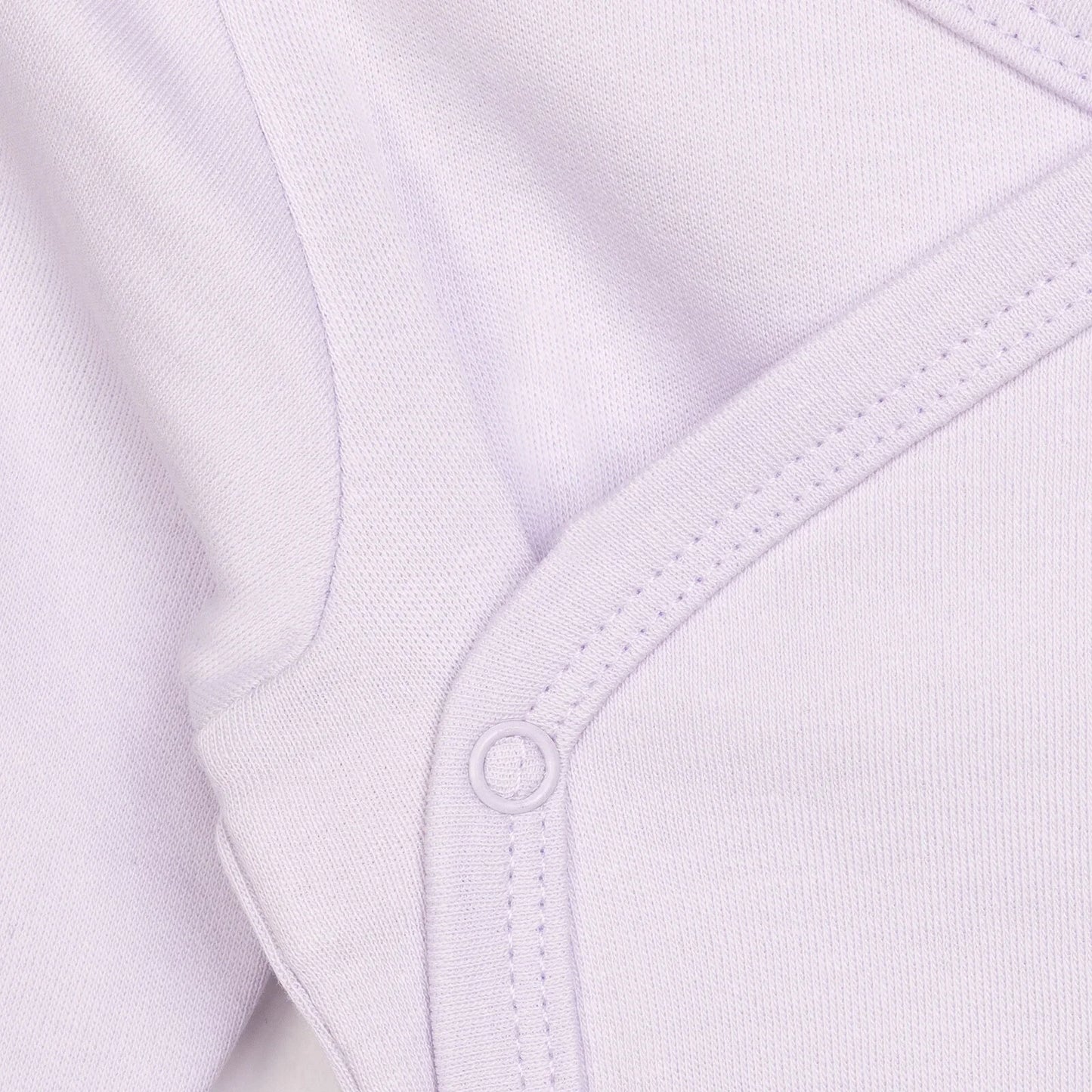 HelloBaby Newborn Organic Wrapover Top-Hat - Purple