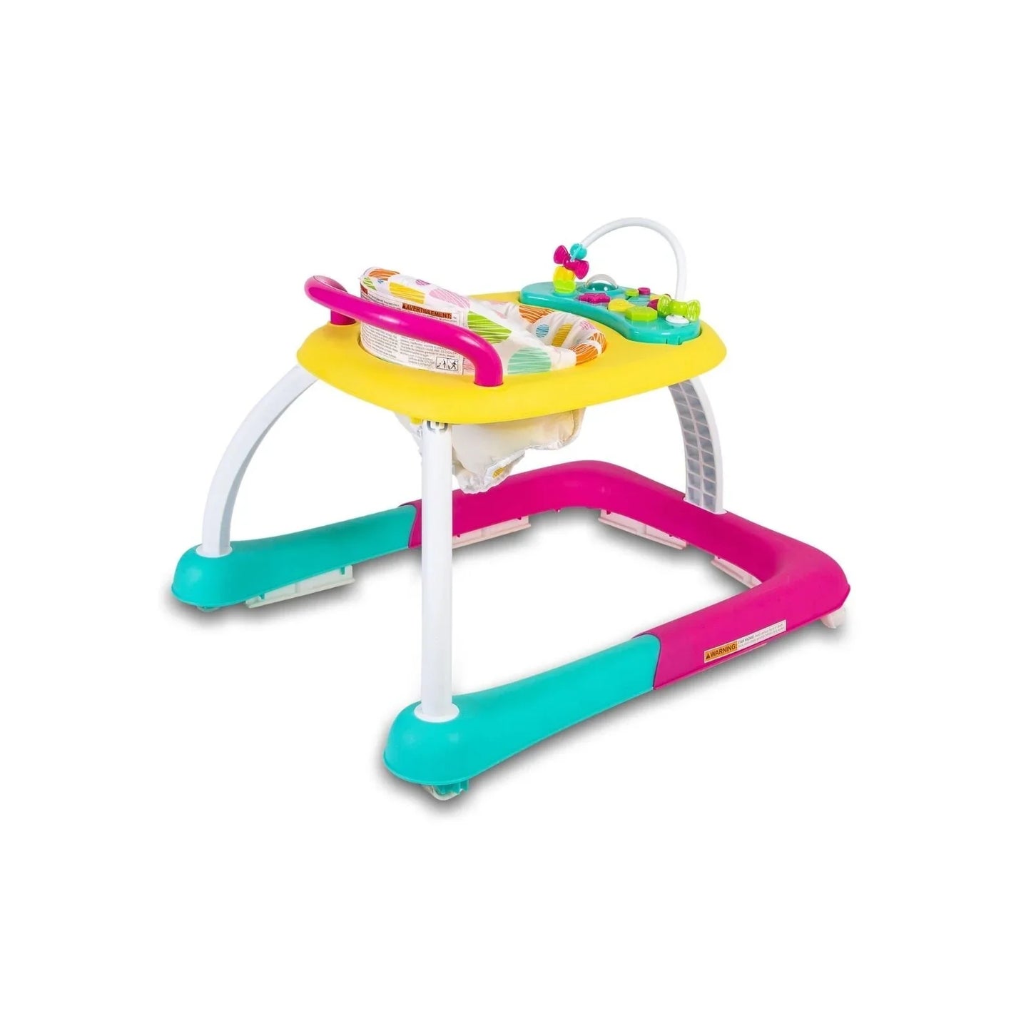 Red Kite Baby Go Round Kiddo Walker & Push Along Combined - Pink