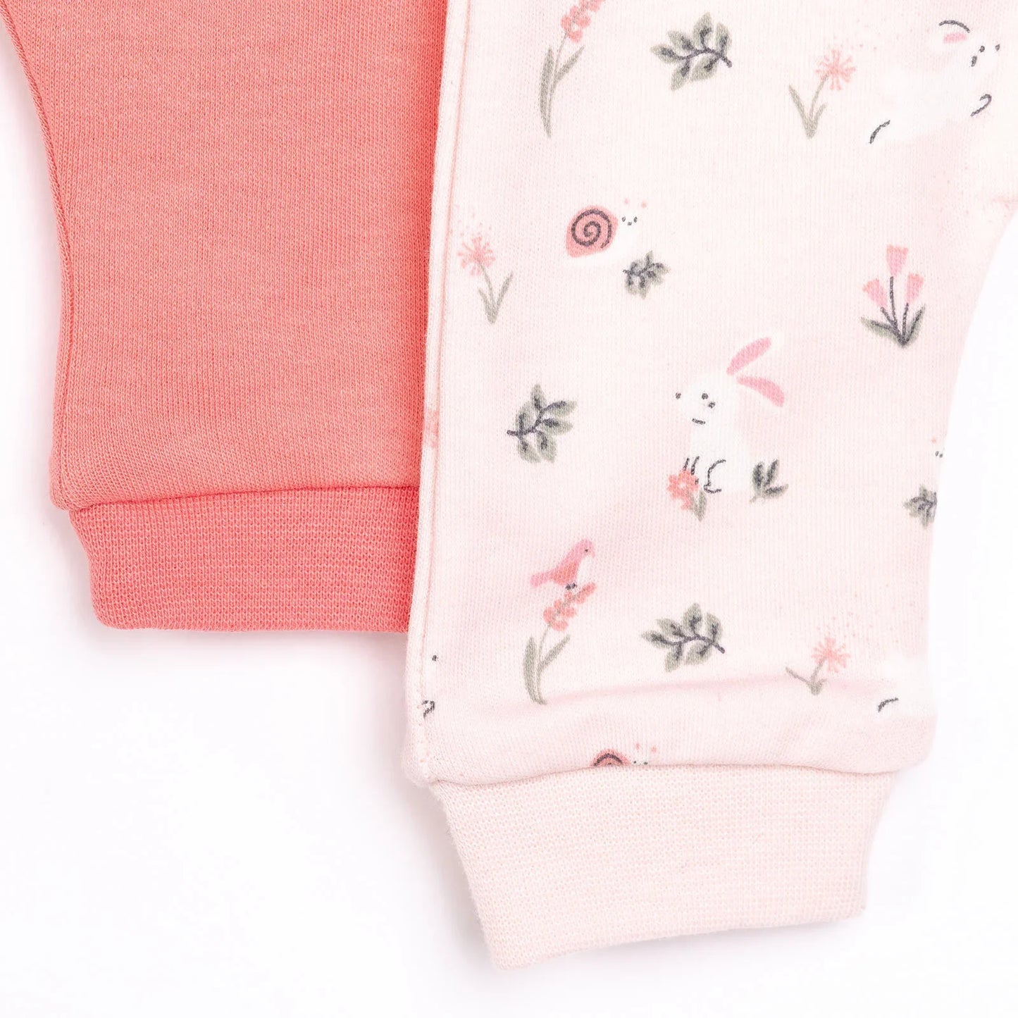 HelloBaby Girl 2 Piece Footles Bottom - Coral