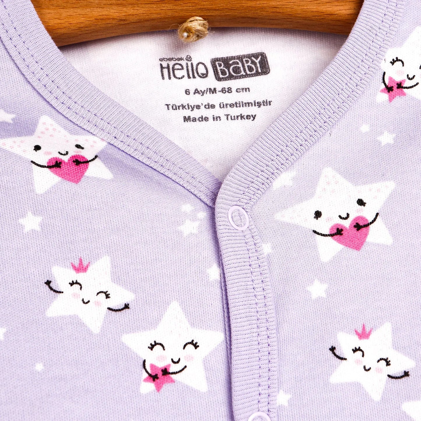 HelloBaby Basic Baby Girl Pyjamas Set - Lilac