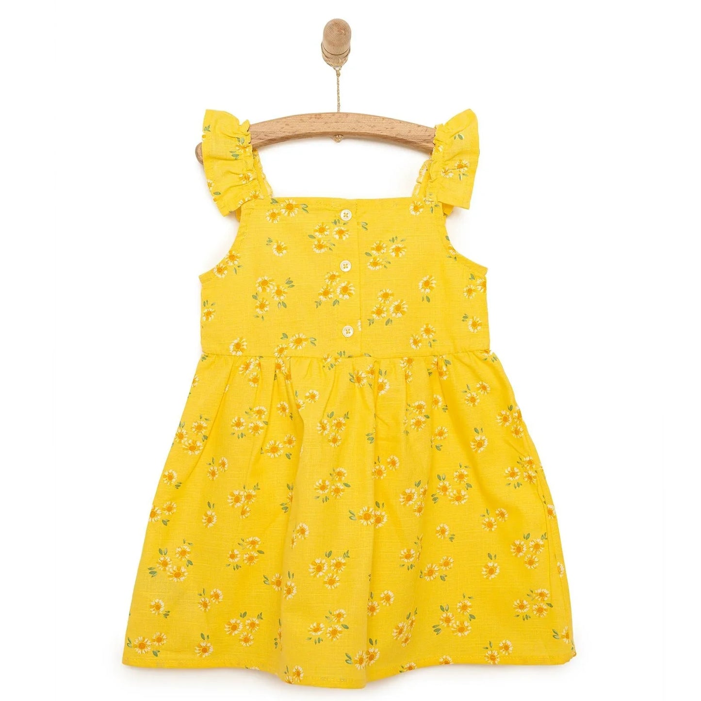 HelloBaby Sun Flower Girl Dress - Yellow