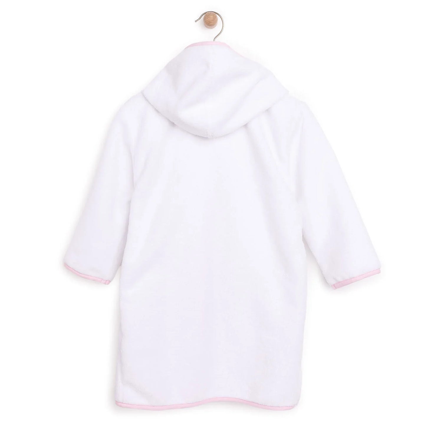 Mollia Girl Baby Bathrobe - White