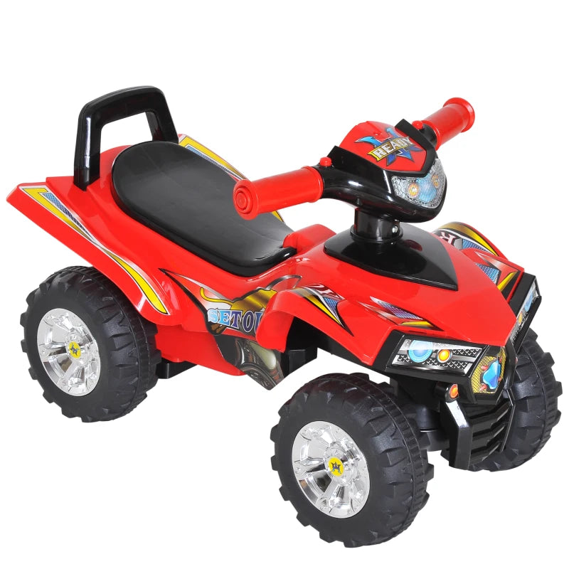 Kids Ride On Quad Bike, 60Lx38Wx42H cm in Red | HOMCOM-0