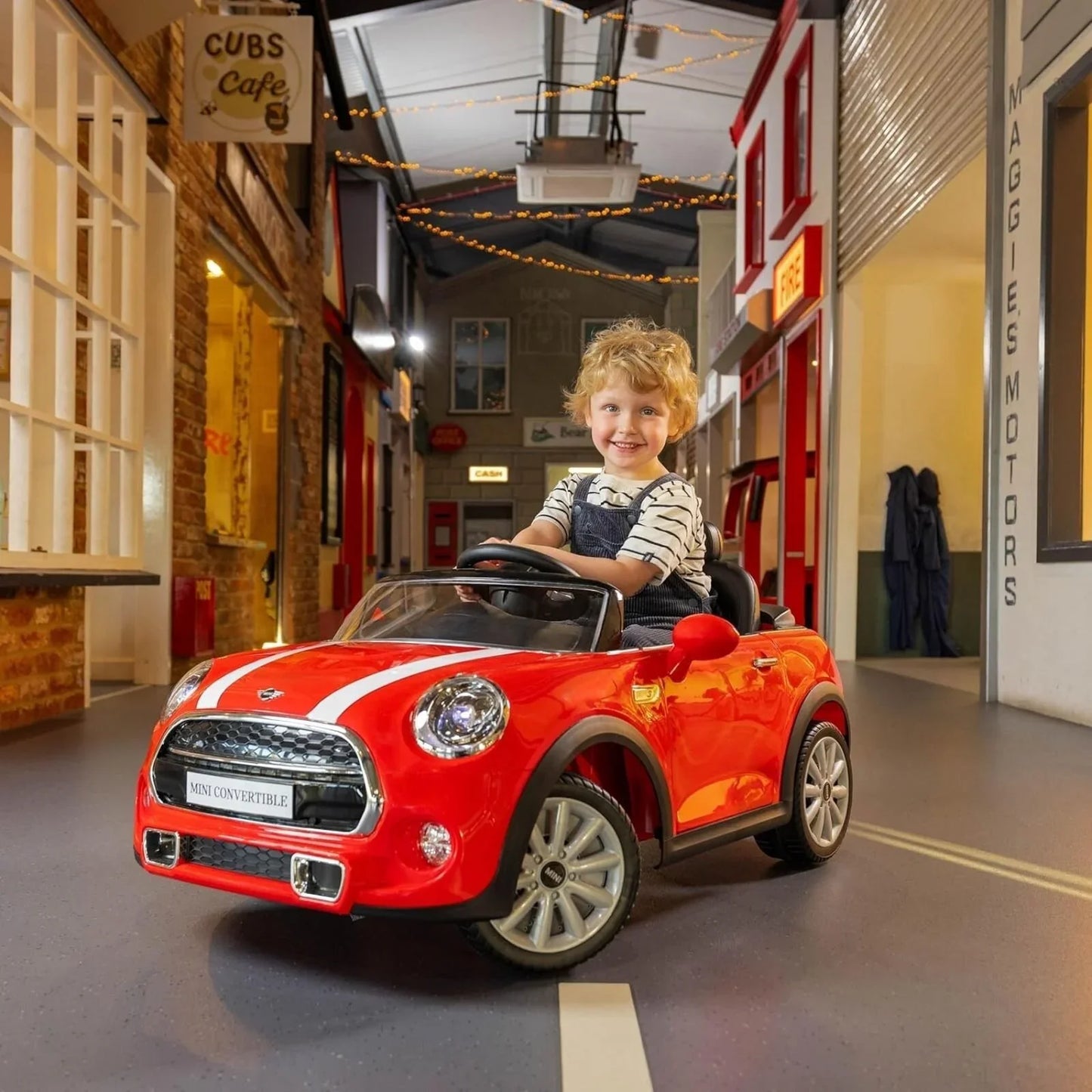 Xootz Mini Cooper Convertible 12V Electric Ride On - Red