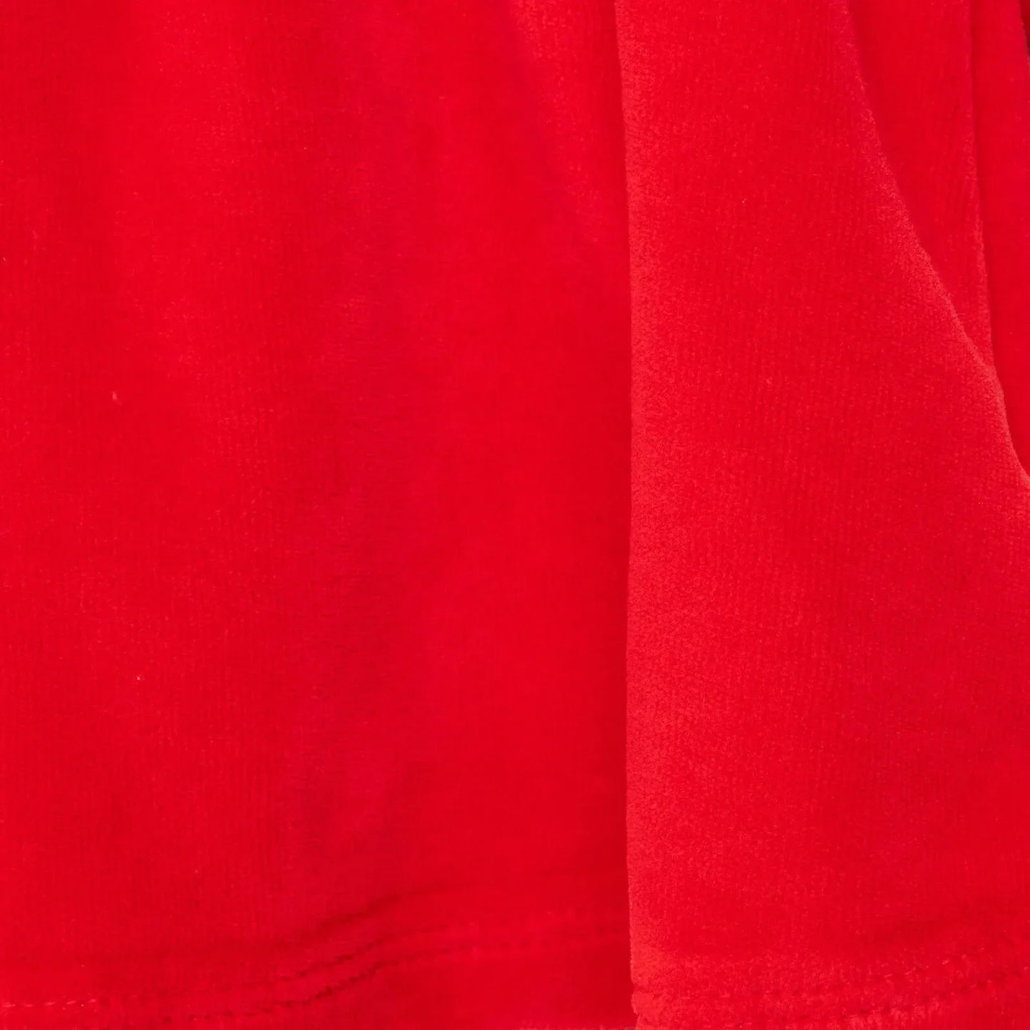 My First Christmas Newborn Girl Velvet Dress - Red