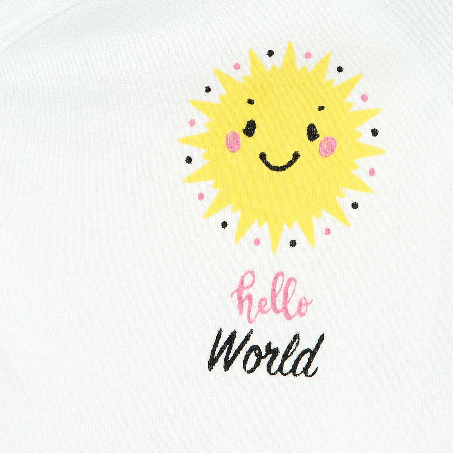 HelloBaby Sunshine 5-Piece Newborn Starter Set - Ecru - Ecru