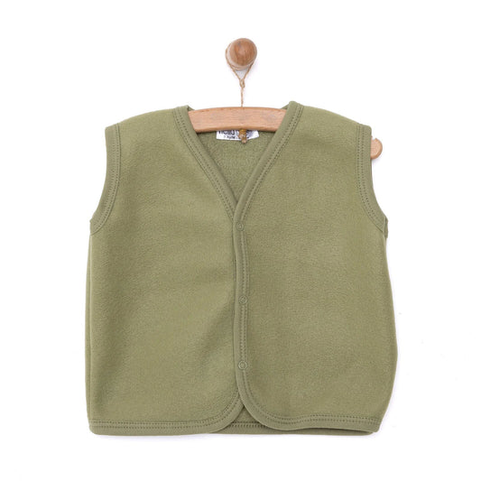 HelloBaby Basic Fleece Vest - Khaki