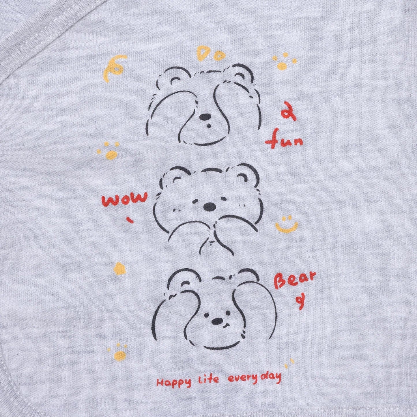 HelloBaby Newborn Body-Footed Bottom - Grey