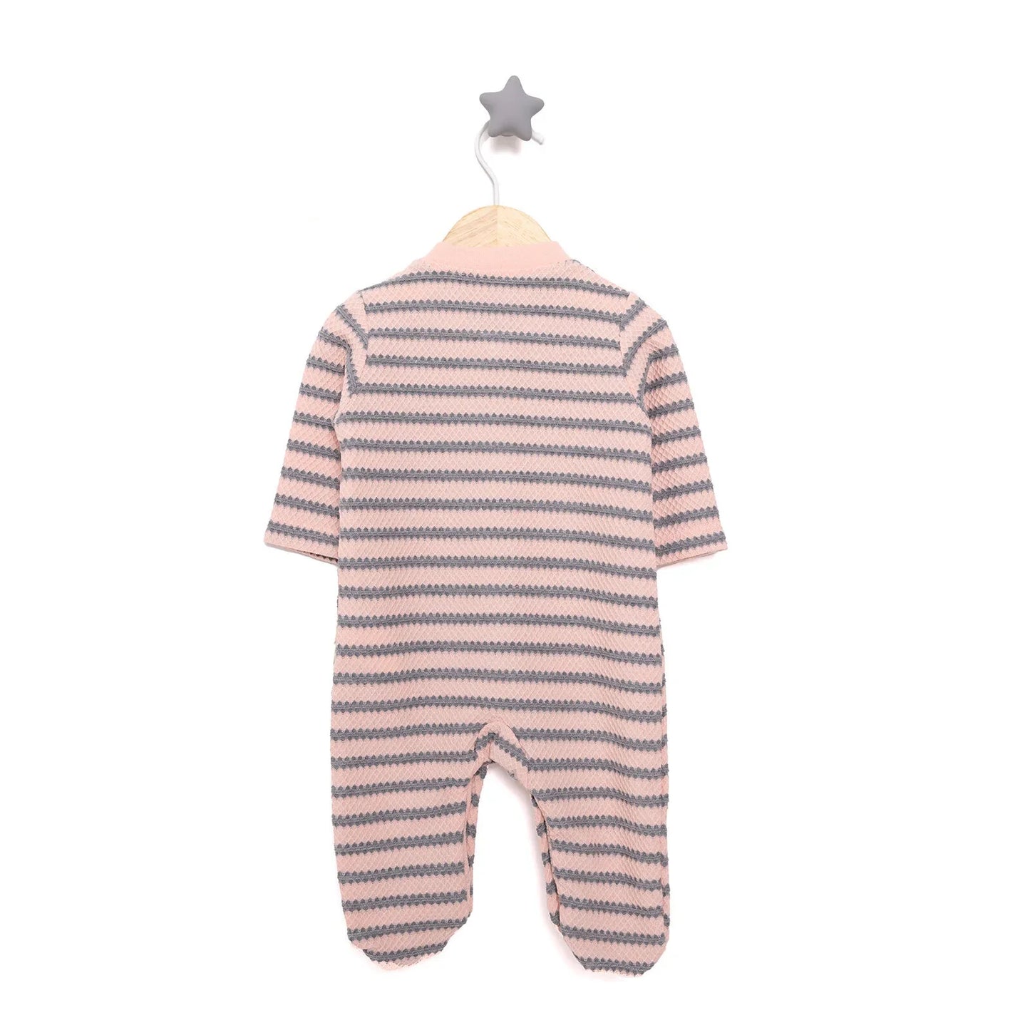Bebbek Girl Footed Jumpsuit - Salmon