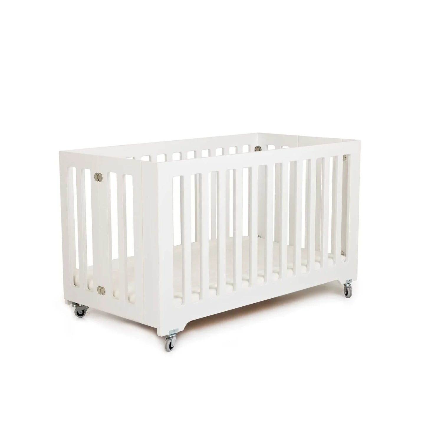 Caploonba Folding MDF Crib 60x120cm - White