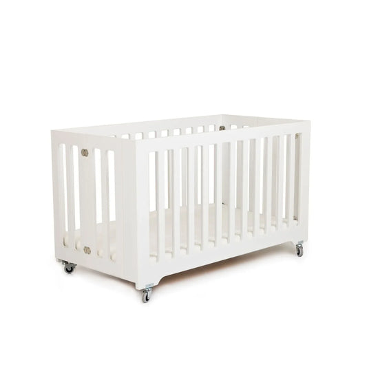Caploonba Folding MDF Crib 60x120cm - White