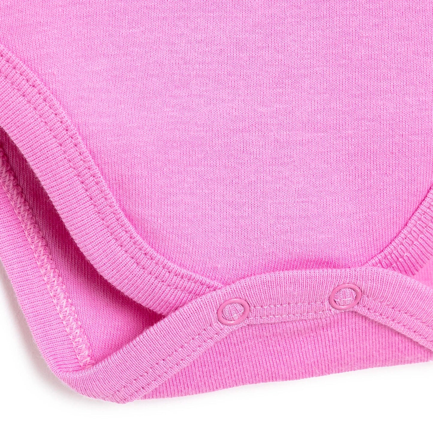 HelloBaby Short Sleeve Bodysuit - Dark Pink