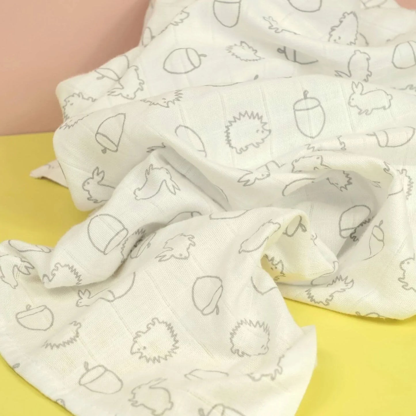 MuslinZ Muslin Swaddles 100x90cm 2 pcs - Grey