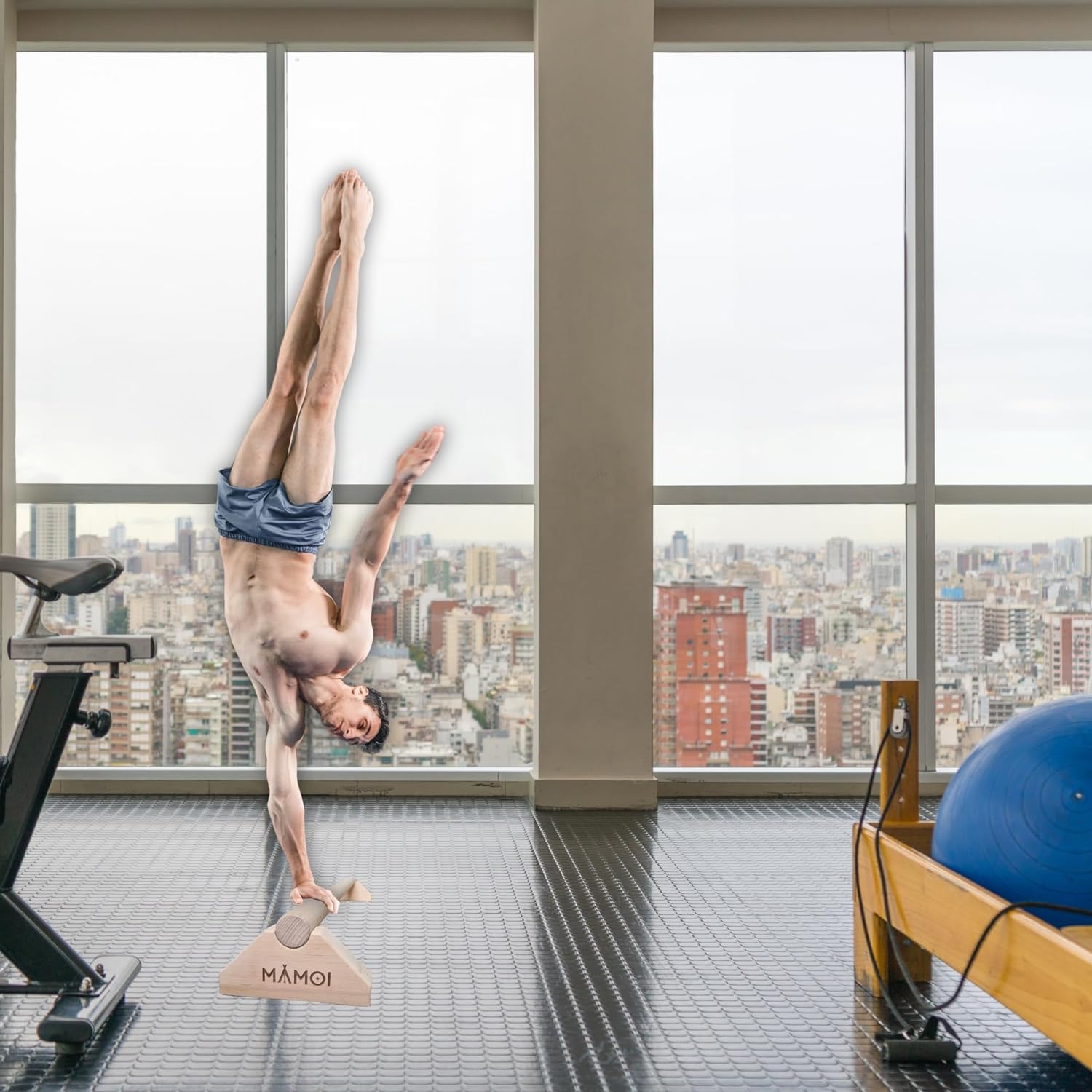 MAMOI 100 cm balance beam, balance stones, balance beam, balance stones for children and adults.-2