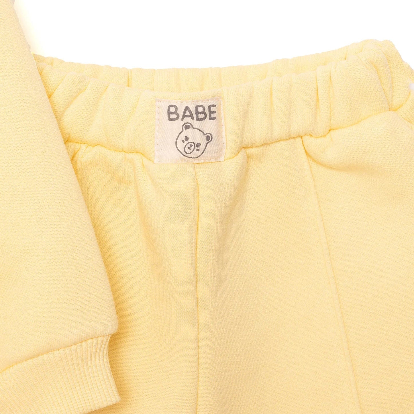 Tuffy Teddy Line Girl Jogging Set - Yellow