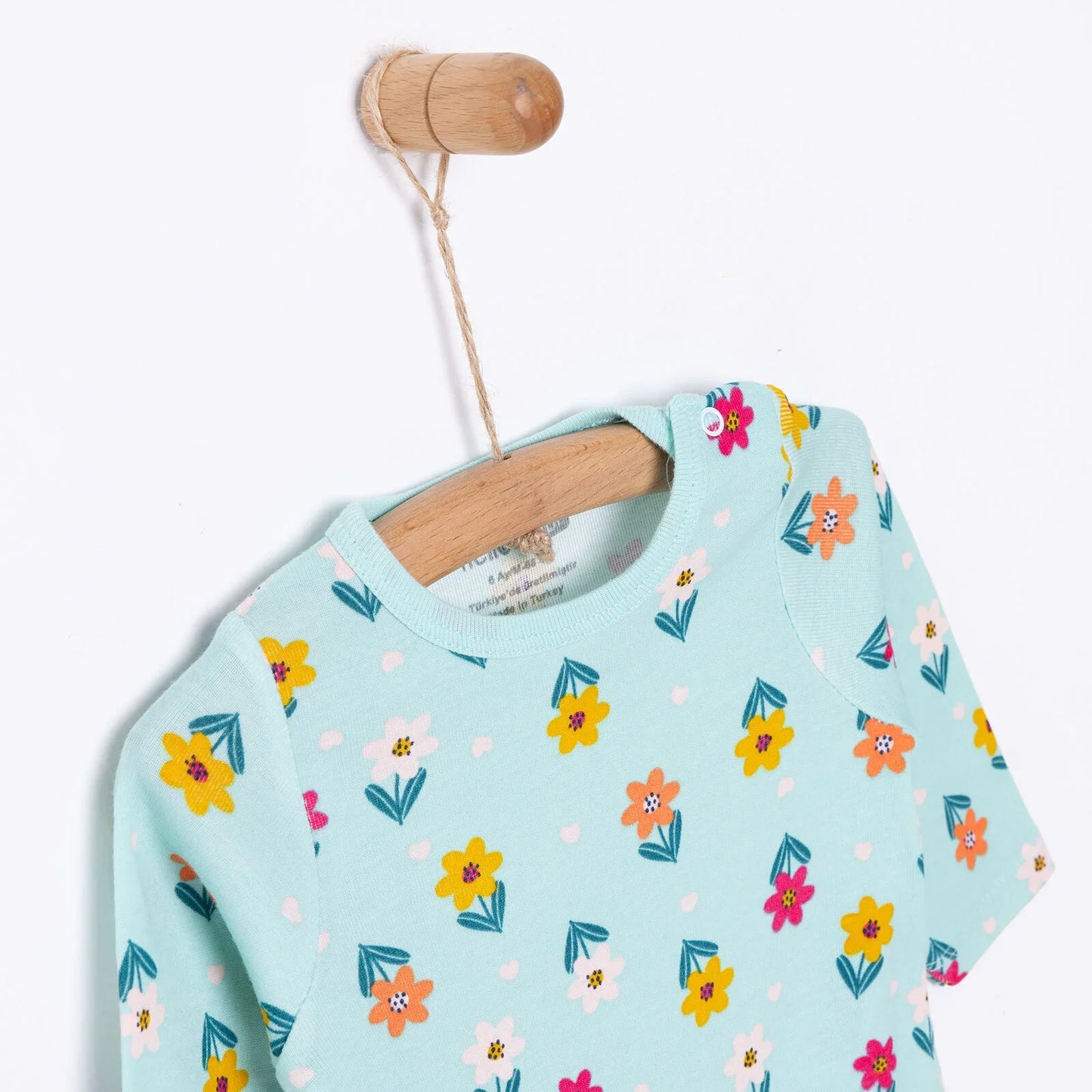 HelloBaby Girl Long Sleeve Bodysuit - Green