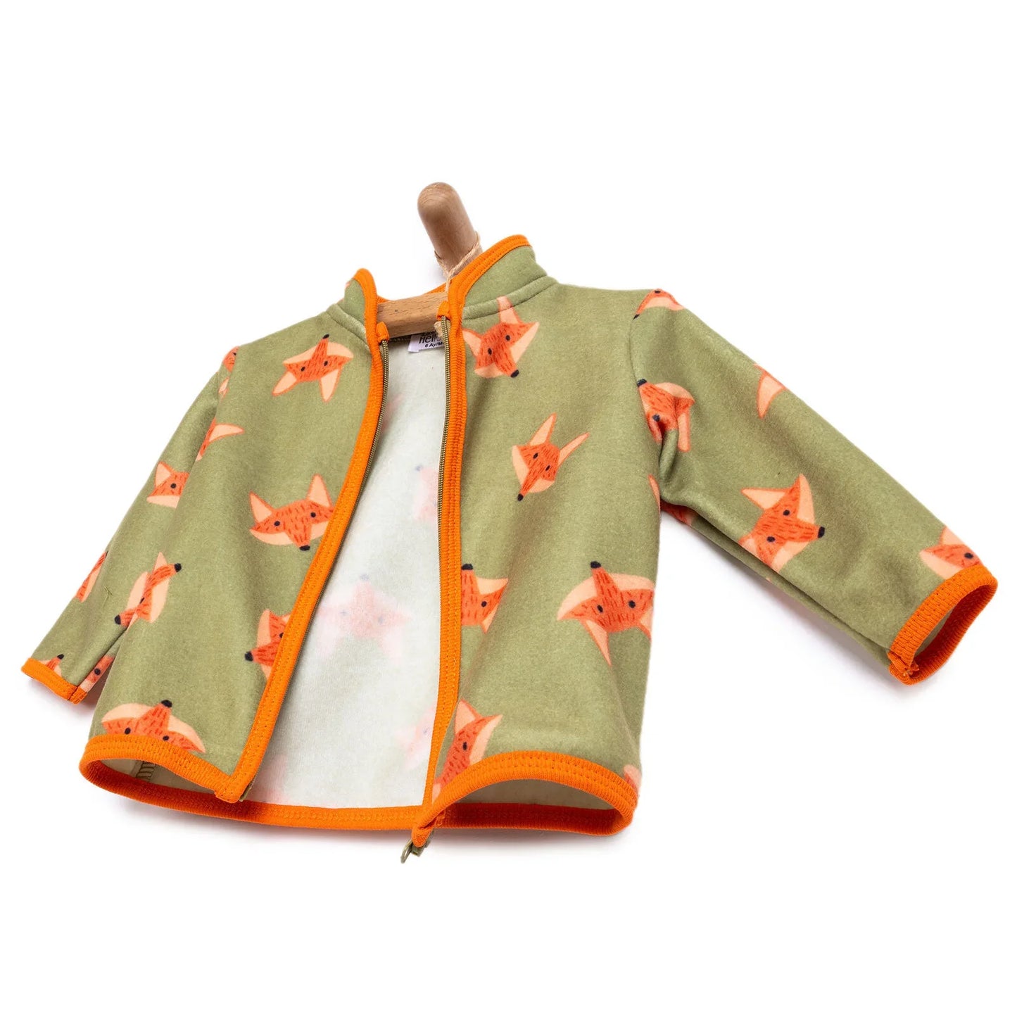 HelloBaby Basic Repeat Printed Fleece Cardigan - Printed