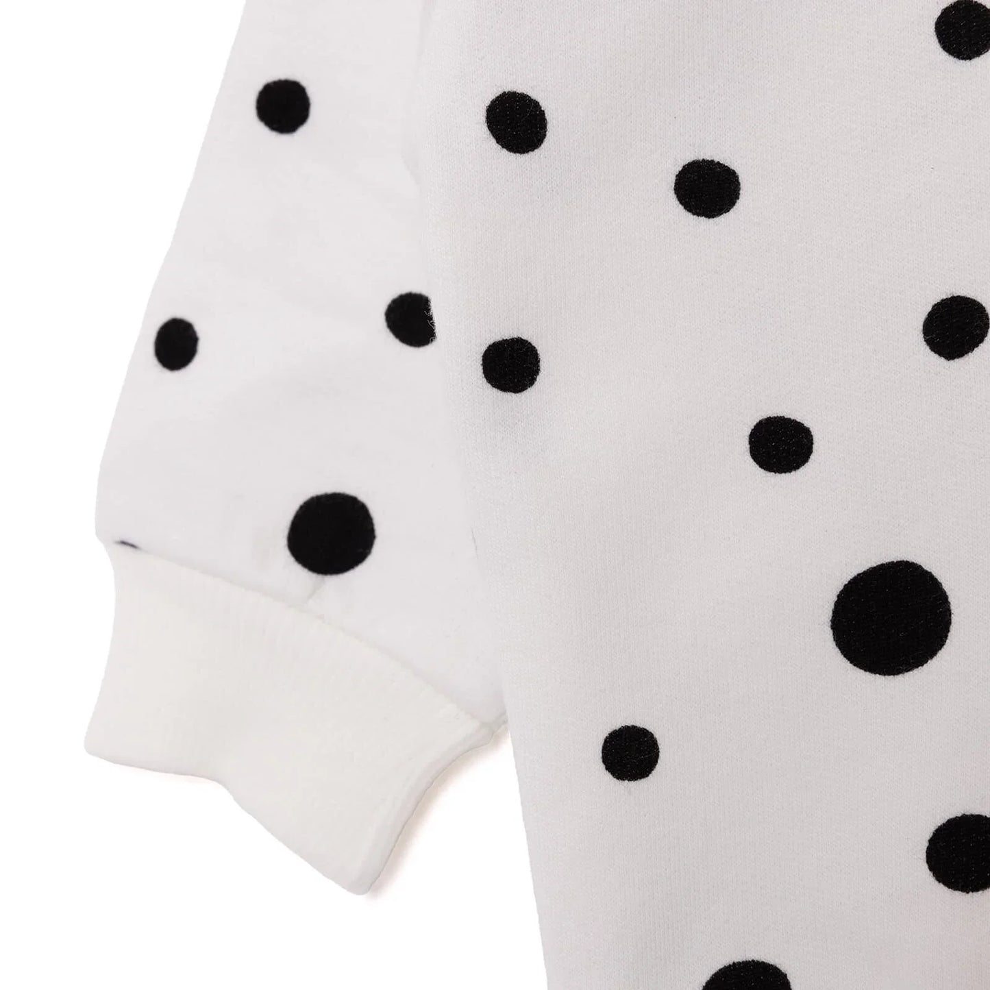 HelloBaby Basic Low Raised Polka-Dot Printed Sweatshirt - Printed