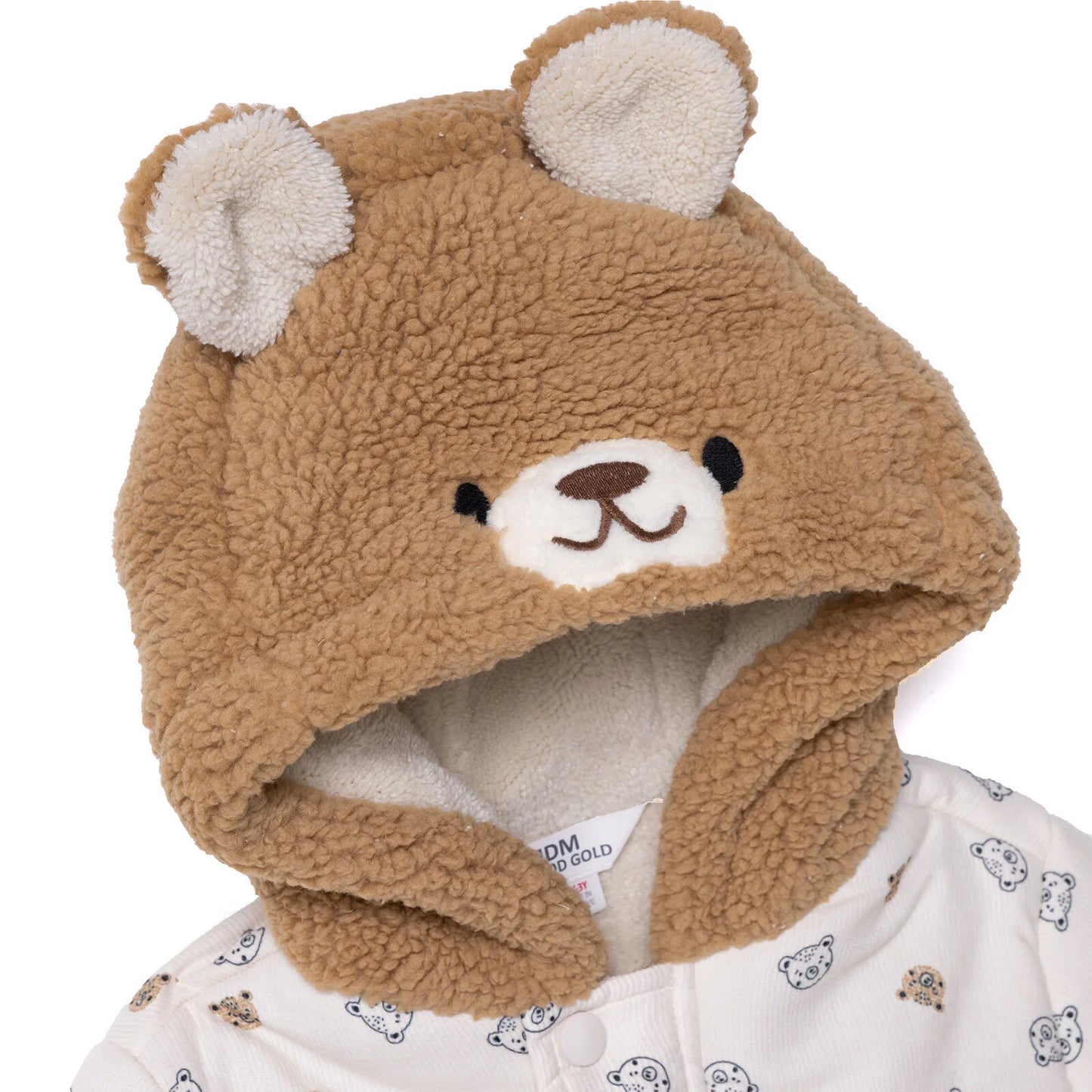 Midimod Coat - Ecru Printed