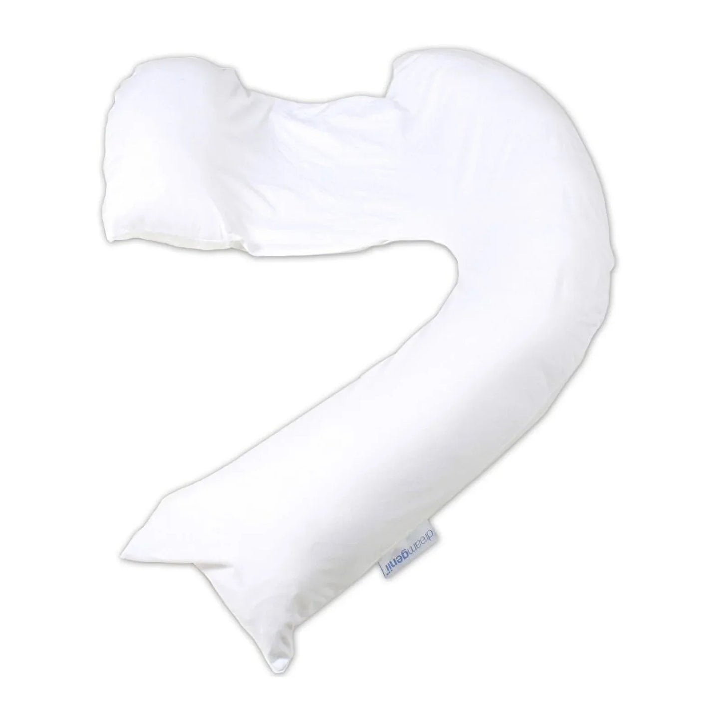 Dreamgenii Support and Feeding Pillow Spare Cover - White Cotton Jersey