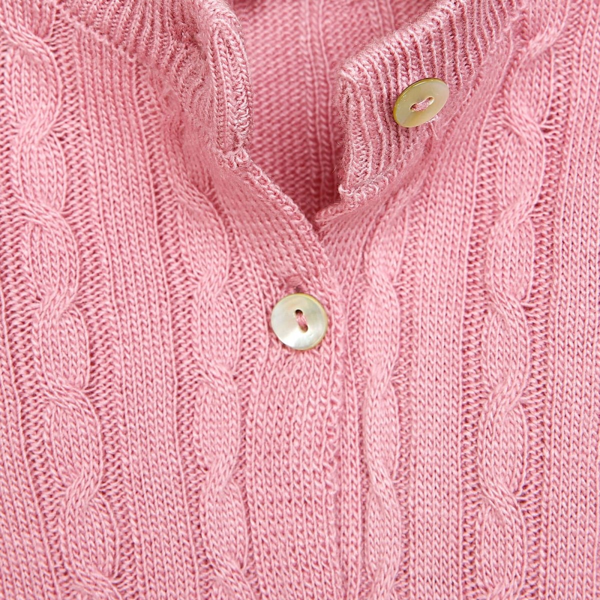HelloBaby Newborn Knit Cardigan - Light Rose