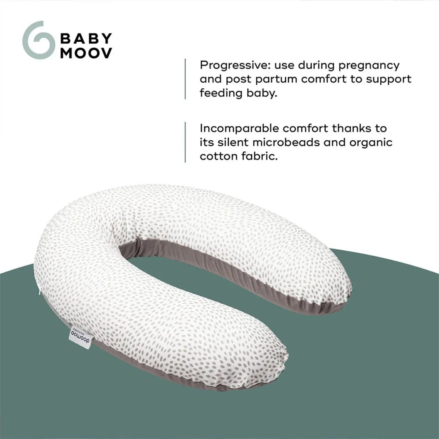 Doomoo Nursing Pillow Buddy - Risotto Taupe