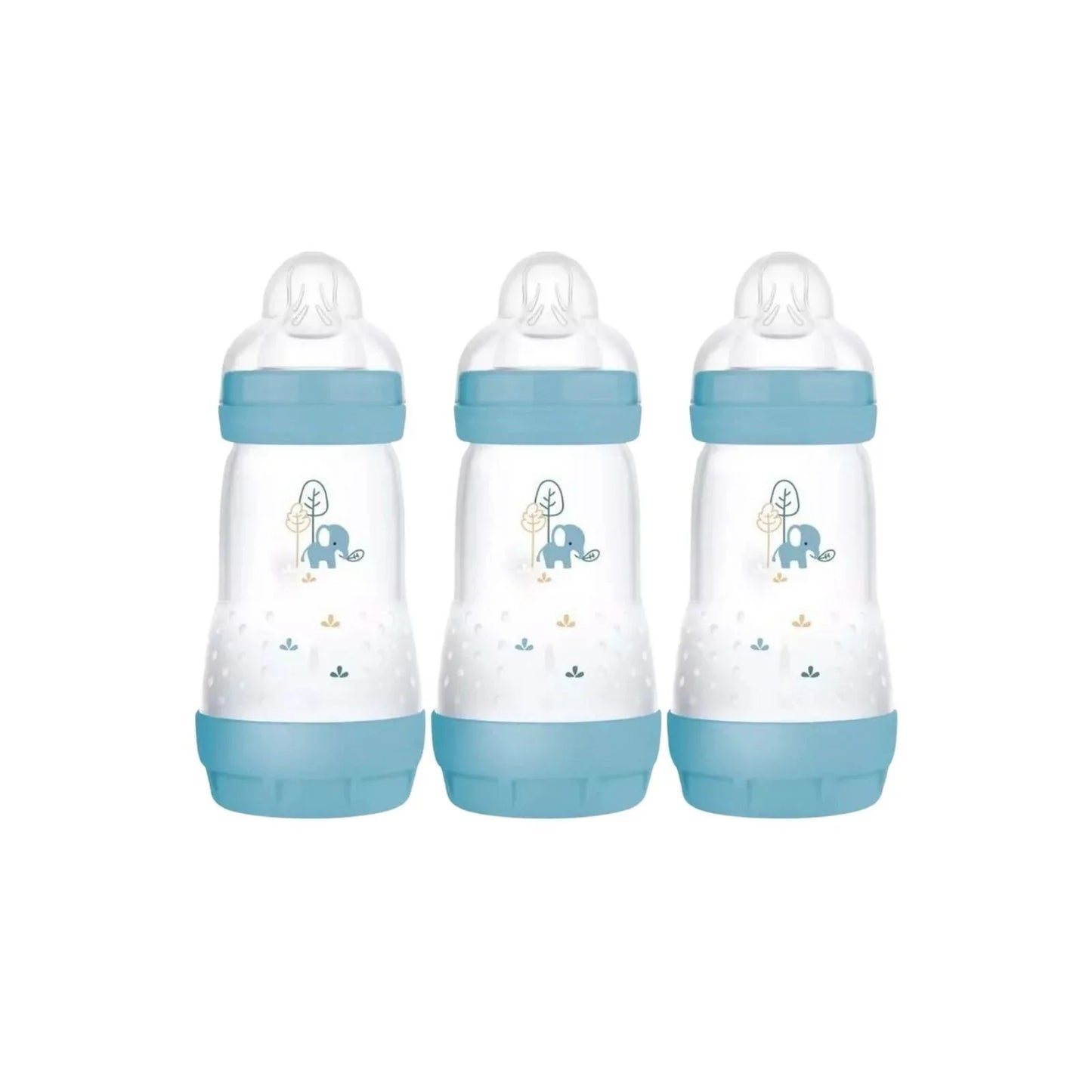 MAM Easy Start Anti-Colic Bottle 260ml Pack of 3 - Blue