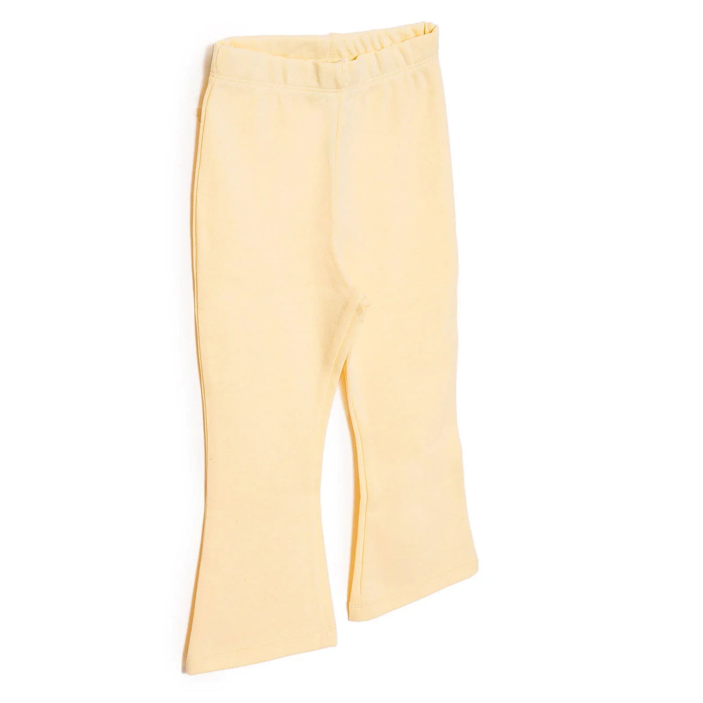 HelloBaby Basic Girl Flare Leggings - Yellow