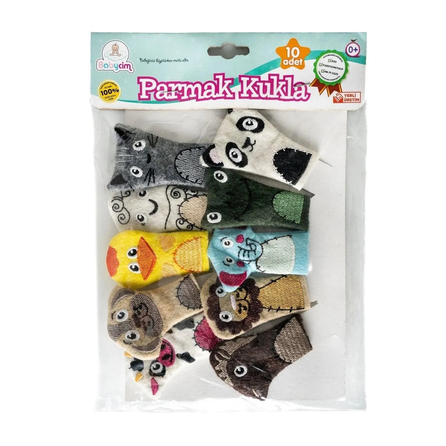 Finger Puppets - 10 Animals