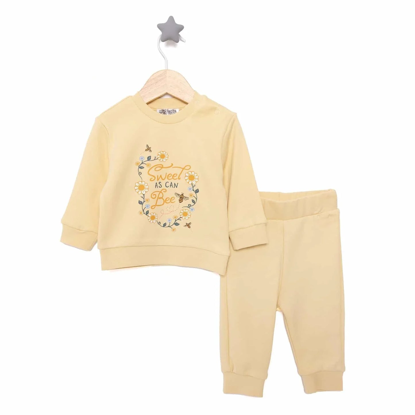 HelloBaby Basic Baby Girl Joggers - Yellow