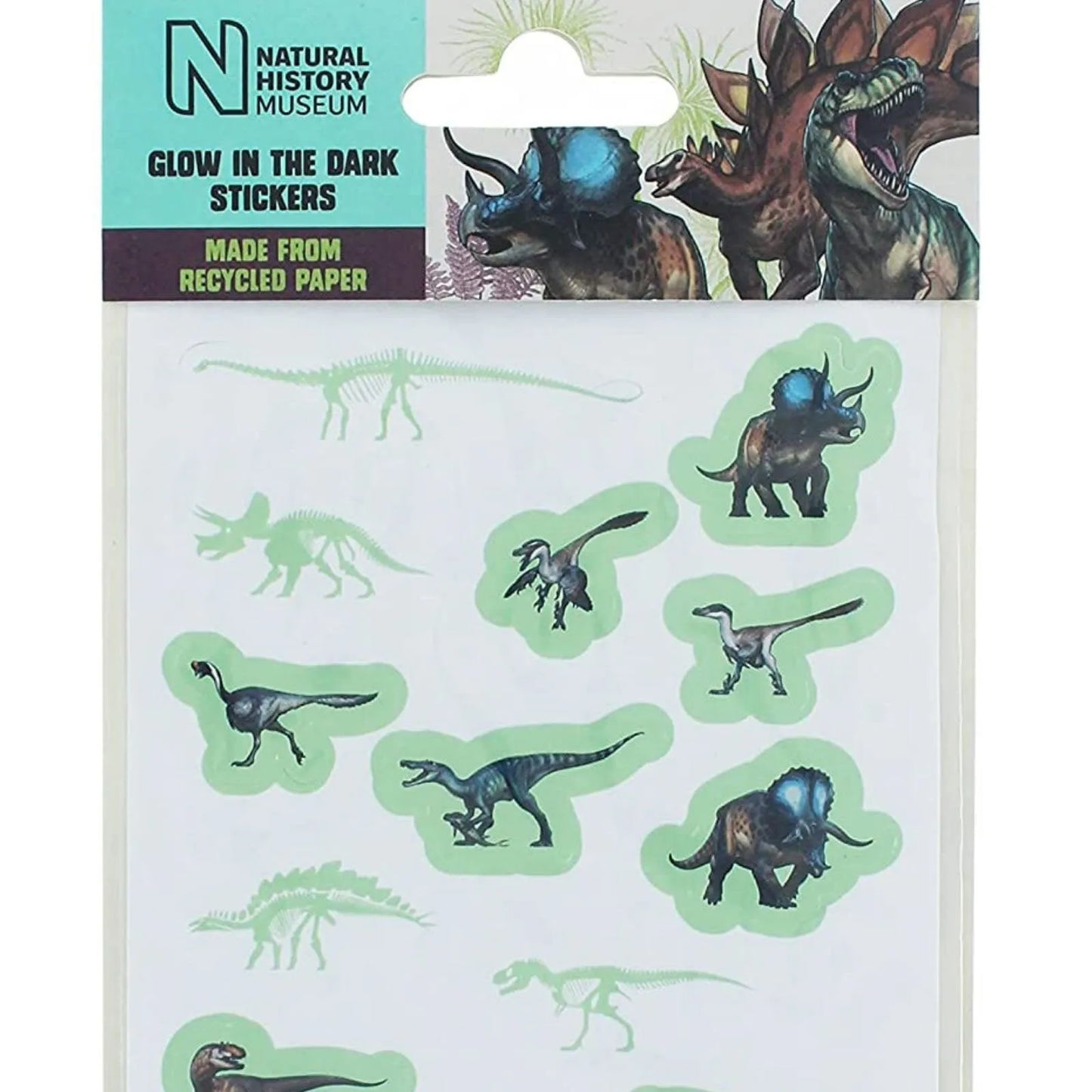 National History Museum Glow in the Dark Stickers