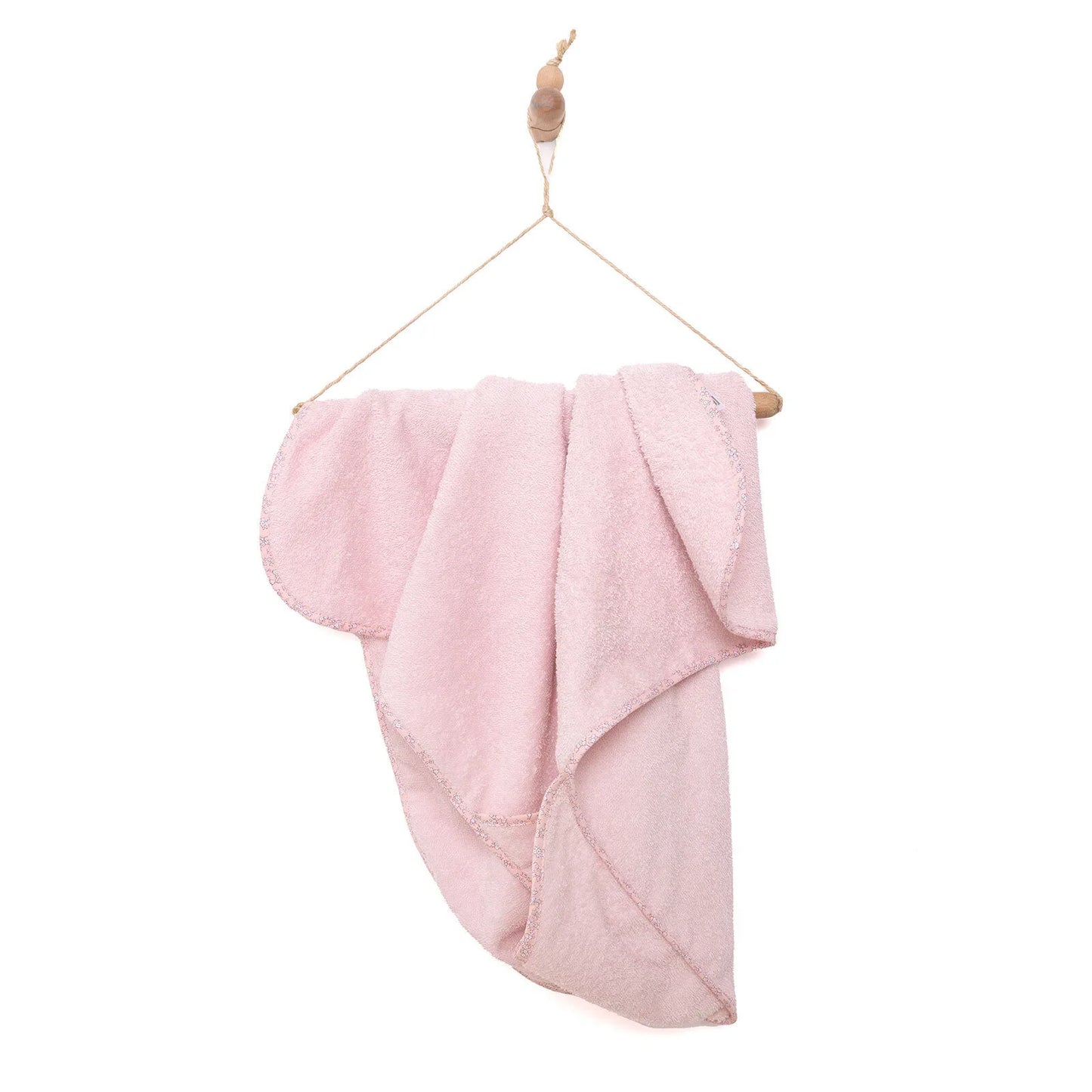 Mollia Unisex Baby Hooded Towel - Pink