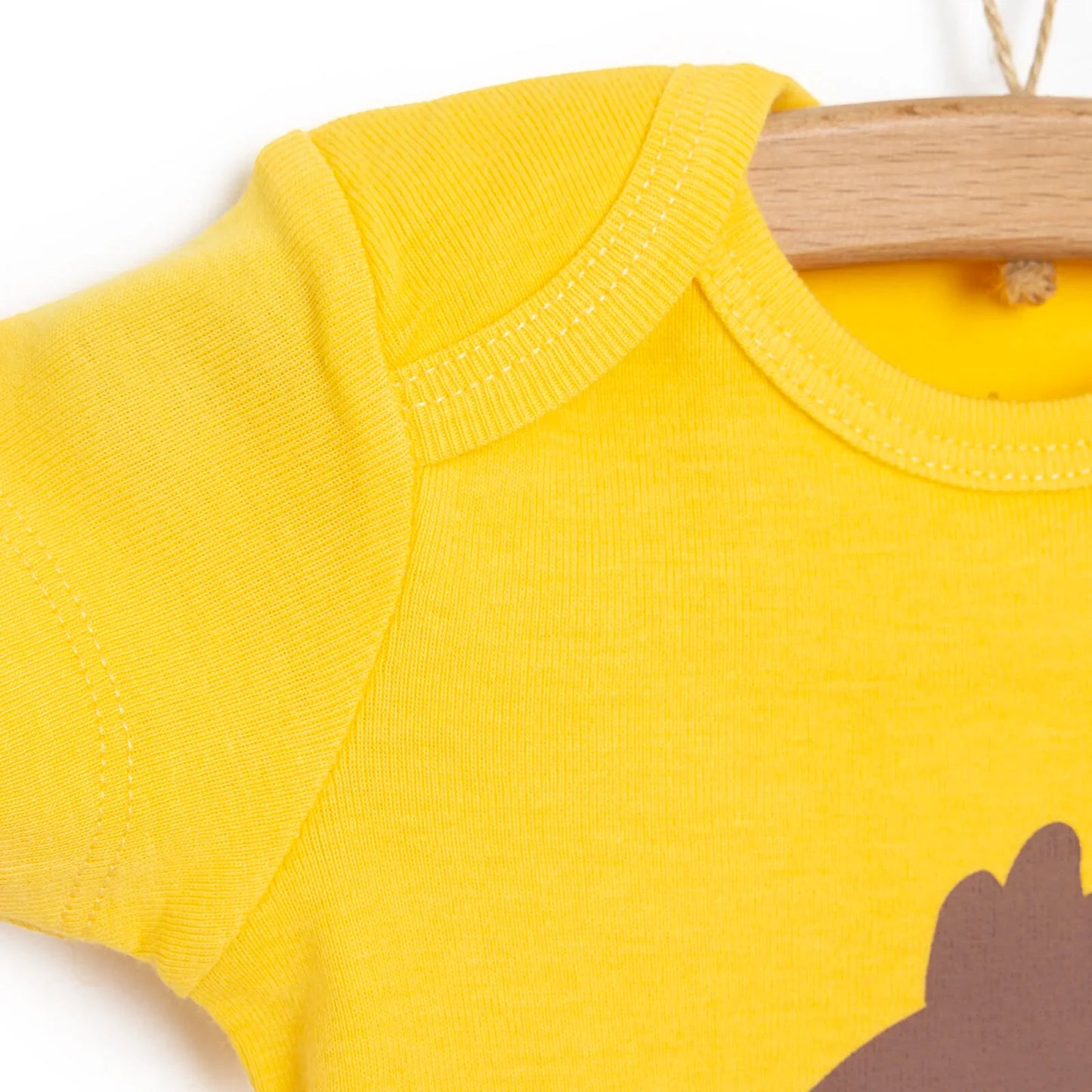 HelloBaby Short Sleeve Bodysuit - Yellow