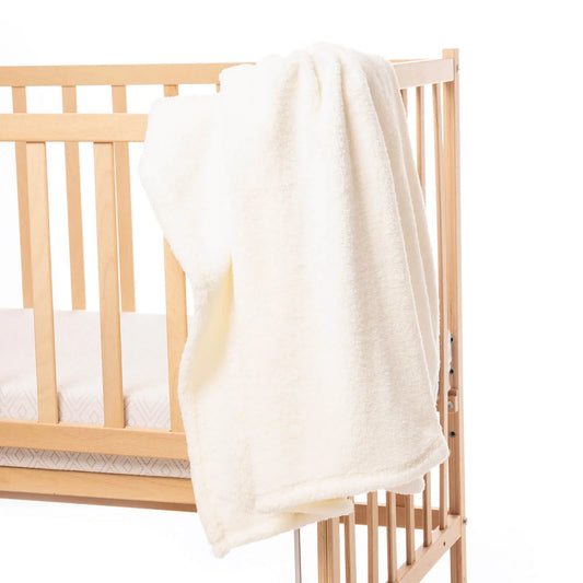 Mollia Welsoft Unisex Baby Glitter Blanket 80x100cm - Ecru