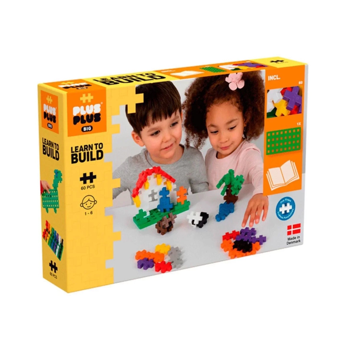 Plus Plus Big Learn to Build 60 pcs