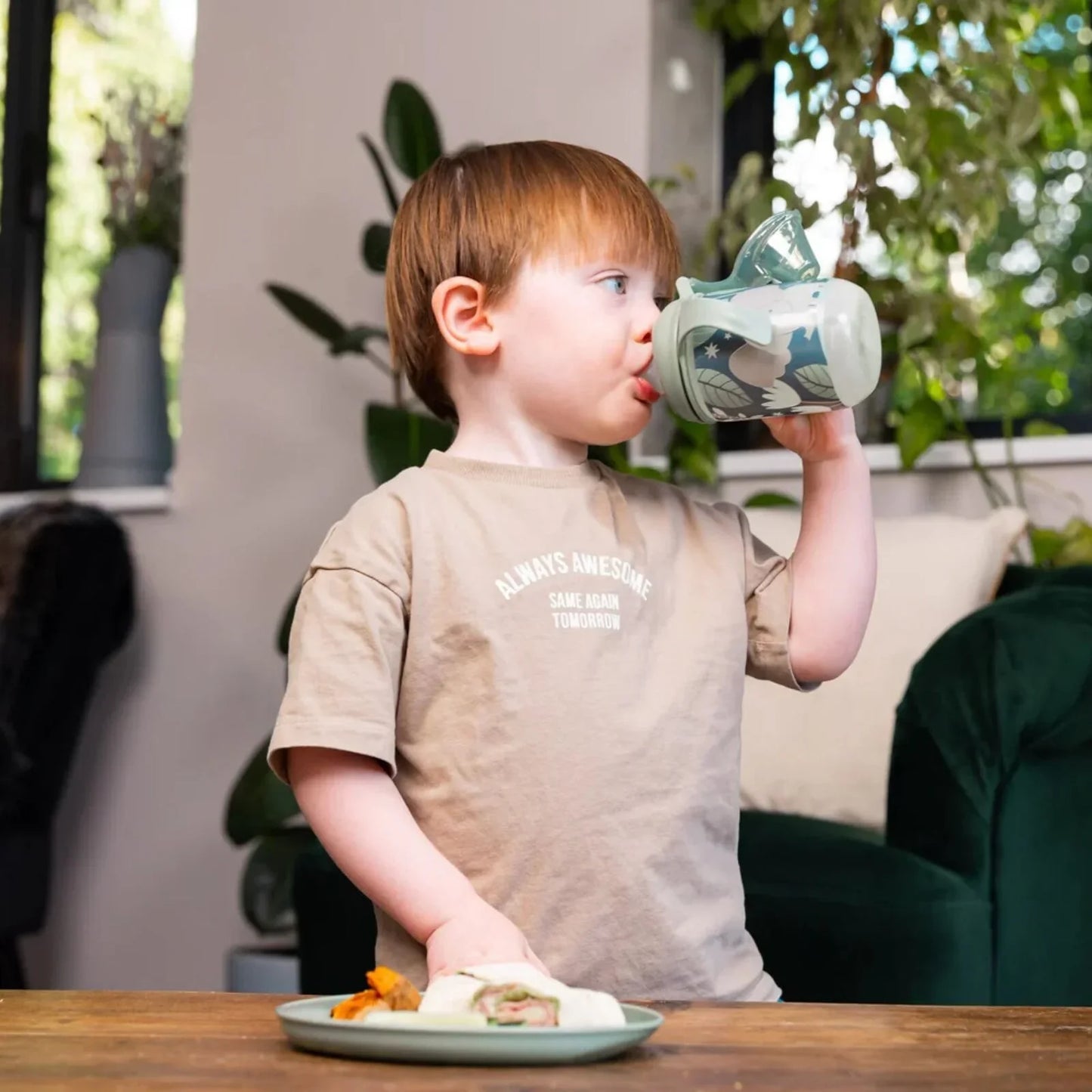 Vital Baby Hydrate Easy Sipper Cup 350ml - Jungle Glow