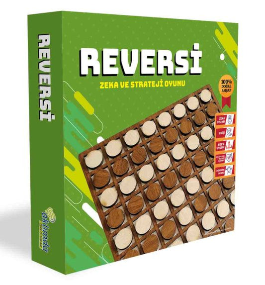Reversi (Ahşap) – Kolektif – Aklımda Zeka Oyunları – kitap kapağı